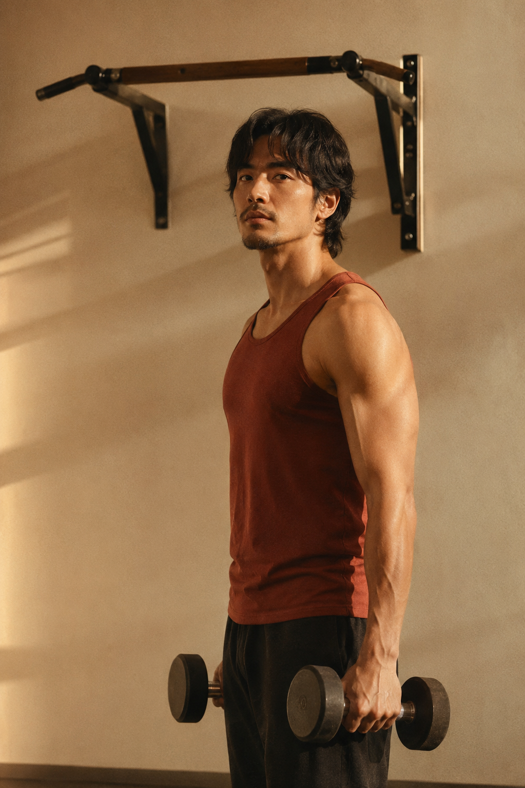 Ritual — a person holding a dumbbell